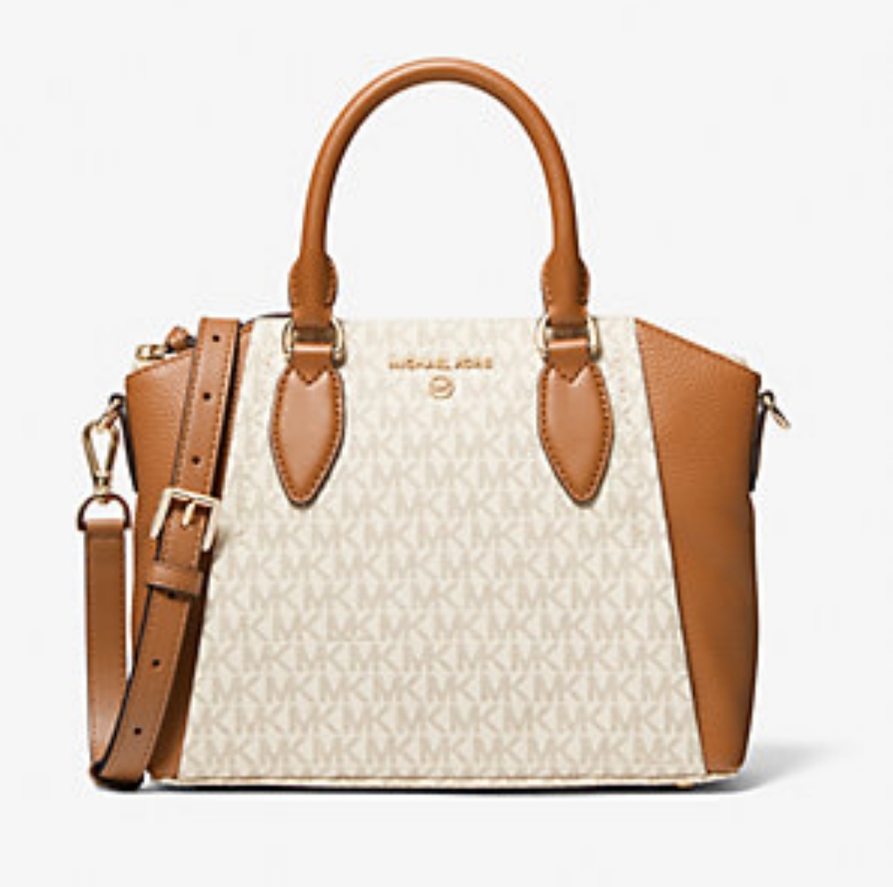 Sienna Medium Logo And Leather Crossbody Bag